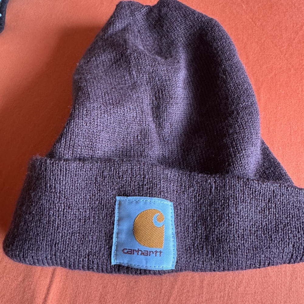Carhartt Dark Purple Knit Beanie